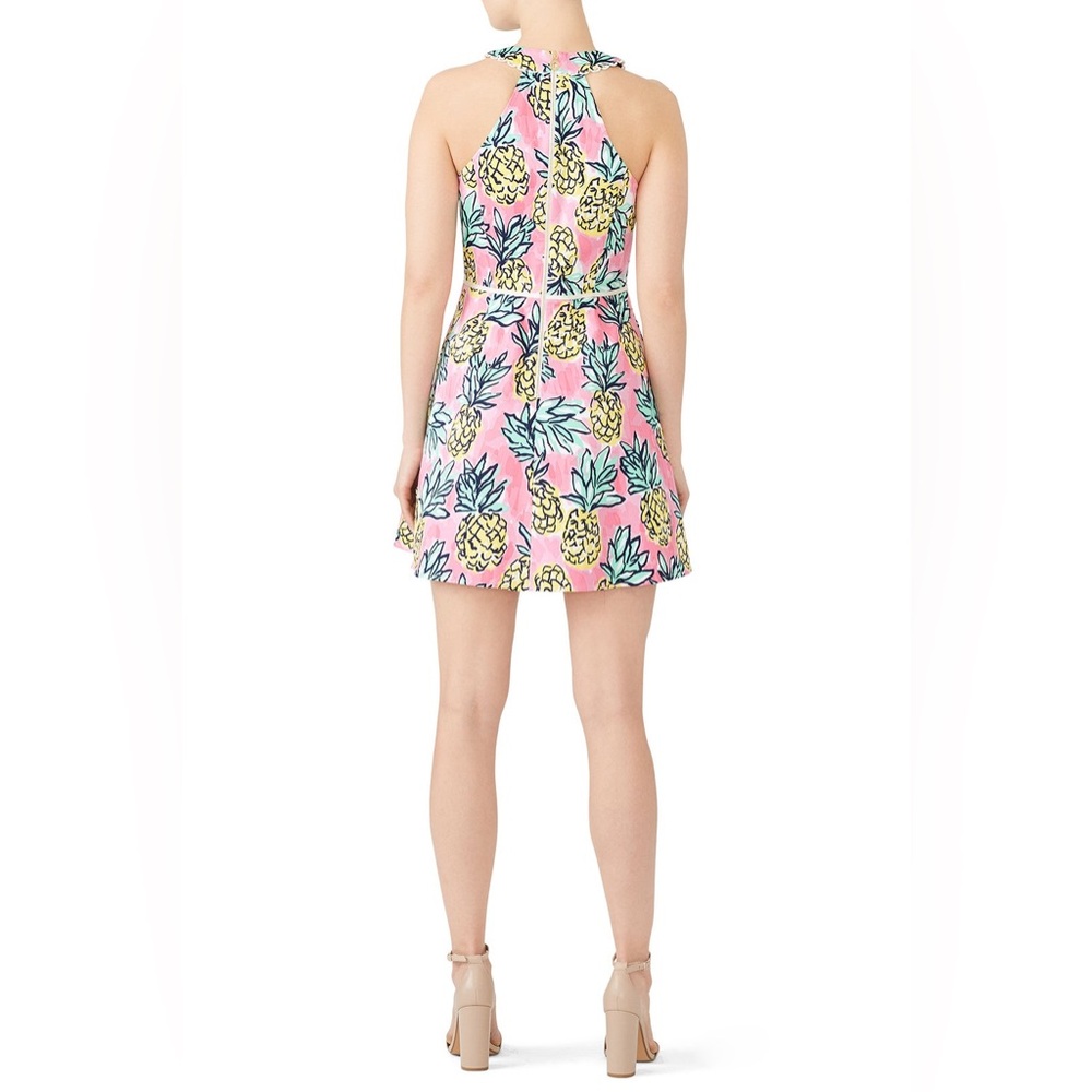Draper‎ James Pineapple Halter Dress Sz 2 - Picture 2 of 15